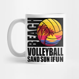 Beach Volleyball - Sand Sun and Fun Light Mug